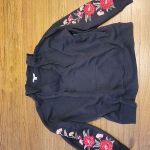 Floral American eagle hoodie